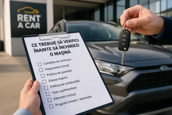 Ce trebuie să verifici înainte să închiriezi o mașină – checklist rent a car